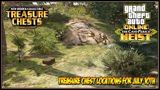 Cayo Perico Treasure Chest Locations For July 10th 2024  GTA 5 Online  The Cayo Perico Heist DLC [upl. by Notrub]