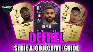 How To Complete Serie A DEFREL Objective Managerial Masterpiece Using This Squad FIFA 22 [upl. by Riobard990]