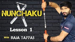 Nunchaku Training Lesson 1  Raja Tayyab  Learn Nunchaku Tutorial Nunchaku Tricks  NunchakuSkills [upl. by Eugnimod]