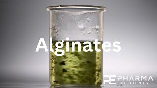 Alginates as Pharmaceutical Excipients [upl. by Olra]