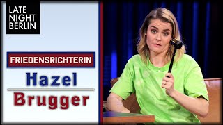 Hazel Brugger beurteilt echte Nachbarschaftsstreits  Late Night Berlin [upl. by Ellezaj]