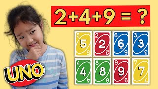 Gameschooling Math  ADDITION card GAME for Grade 1 math ROWS amp COLUMNS [upl. by Franciscka]