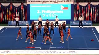 DAY 2 Team Philippinas Mixed  Cheerleading World Championship 2019 [upl. by Enitsirhc109]