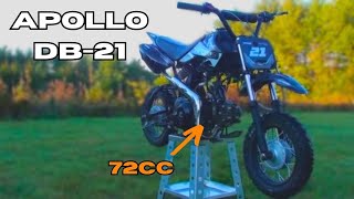 Best Budget pitbike Apollo DB21 [upl. by Dorrej]