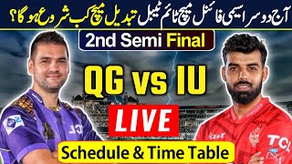 Quetta Gladiators Vs Islamabad United Match Time Table And Schedule  PSL 2024 [upl. by Halvaard]