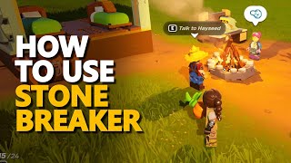 How to use Stone Breaker Fortnite Lego [upl. by Manouch656]