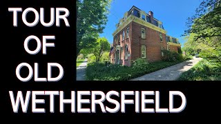 Historical Tour of Wethersfield CT Main Street from Church Street to Hanmer Park [upl. by Fairleigh]