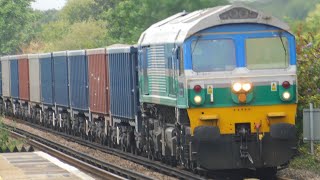 59005 at Emsworth  6O68 Westbury Lafarge to Crawley FY 220724 [upl. by Anyl567]