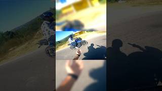 Ns 200 BS6 VS BS4 🚀 shortvideo status viralvideo video trending attitude riding bike ns200 [upl. by Alviani]