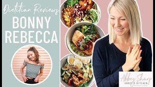 Dietitian Reviews Bonny Rebecca What I Eat in A Day [upl. by Fredericka8]