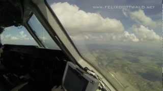 Pilots view  Lufthansa Cargo MD11 DakarViracopos from the cockpit HD [upl. by Bascomb]