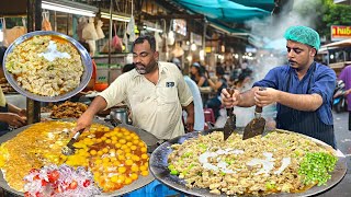 100 Rs FAMOUS STREET TAWA EGG BHURJI 😍 SCRAMBLED EGG  PUNJAB RESHMI BOTI  PAKISTAN STREET FOOD [upl. by Norling609]