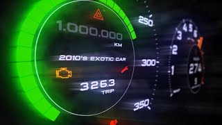 11 Speedometer Working Animation  After Effects Template [upl. by Neddy]