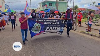 Independence Day Parade 2024 held in Belize [upl. by Atinej110]