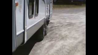 Trailer Axles and Tires Flex During Turning [upl. by Uria]