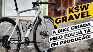 A gravel KSW criada pelo Edu Capivara montada e pronta pro Shimano Fest 2022 Pedaleria [upl. by Heigho]