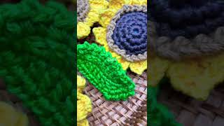 Llavero girasoles Crochet 🧶🌻♥️ crochet girasoles hechoamano [upl. by Akiria]