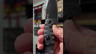 KABAR Becker BK18 Harpoon Fixed Blade Knife Blackout Custom Micarta Scales Upclose and Personal [upl. by Kancler]