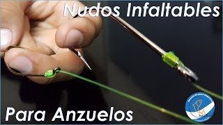 Nudos para anzuelos Empatillados MUY FÁCILES Y RESISTENTES [upl. by Mehelhteb]