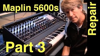 Maplin 5600s Part Three vintage analog synthesiser repair MF47 [upl. by Odysseus241]