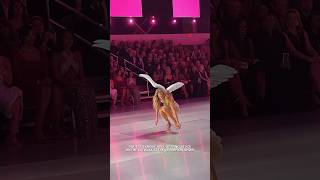 Imagine your heels getting stuck in the middle of the show model fashion shorts victoriasecret [upl. by Valerye921]