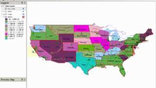 MapWindow Shapefile Attribute Tables Part II [upl. by Giess353]