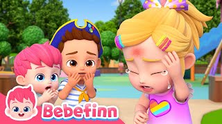 Ouch Bebefinn Got A Boo Boo  EP114  Boo Boo Song In The Park  Fun Nursery Rhymes for Kids [upl. by Grannia]