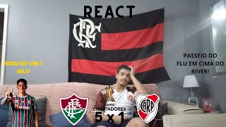 REACT  FLUMINENSE 5 X 1 RIVER PLATE  LIBERTADORES 2023  HATTRICK DO CANO  SHOW DO FLUZÃO E [upl. by Tima988]