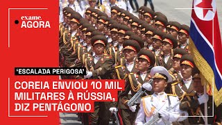 Pentágono afirma que Coreia do Norte enviou 10 mil militares à Rússia [upl. by Esya]