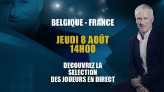 Equipe de France  Conférence de Didier Deschamps en direct jeudi 8 à 14h00 [upl. by Ahtinak200]