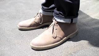 Clarks Suede Desert Taupe Chukka Boot  Details [upl. by Aryhs539]