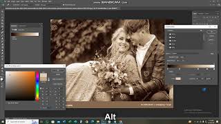 How to Create Sepia Tone in Photoshop step by step tutorial [upl. by Monteith]