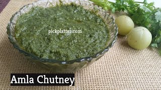 Amla Chutney  Indian Gooseberry Chutney [upl. by Zednanref]