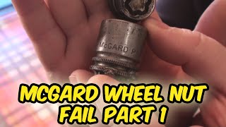 McGard Locking Wheel Nut Fail How To Remove Part 1 [upl. by Noeruat]