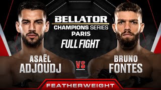 Asaël Adjoudj vs Bruno Fontes  Bellator Paris [upl. by Akiehsal]