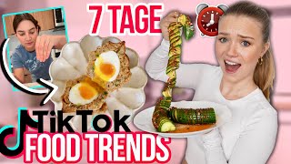 Ich esse 1 Woche nur Tiktok Food Trends und ICH LIEBE ES [upl. by Dinny410]