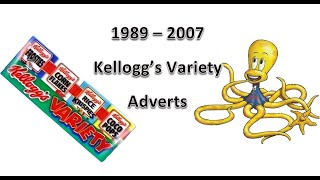 19892007 Kelloggs Variety Cereal Advert Compilation [upl. by Aigneis]