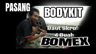 Bodykit Mobil  Cara mudah Pasang Bodykit samping Side skrit [upl. by Cati861]