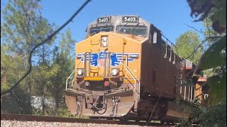 Union Pacific GEVO booking it down south ￼ [upl. by Xuerd]