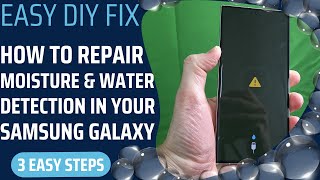 How To Fix Moisture Detected Samsung Galaxy S24 Ultra DIY Easy Fix How To Steps Detection Water USBC [upl. by Cryan]