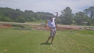 Hitting pitch shots irons and Driver with compound pivot  weight on a string [upl. by Assennav]