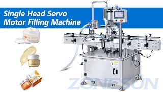 How To Use Servo Automatic Single Head Bottle Filling Machine [upl. by Garold258]