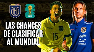 ECUADOR las PROBABILIDADES DE CLASIFICAR al Mundial 2026 Fechas 712 [upl. by Kired]