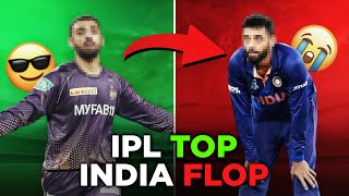 IPL stars who flopped for Team India 💔 [upl. by Torey]