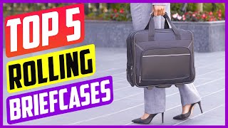 Top 5 Best Rolling Briefcases On The Market in 2021 Reviews  Buying Guide [upl. by Asillim]