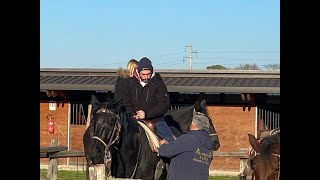 Passeggiata a cavallo Abbadia di Fiastra  parte 1  02022024 [upl. by Analle]