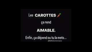 Les carottes 😁 [upl. by Ailuig]