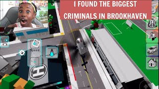 I FOUND THE BIGGEST CRIMINALS IN BROOKHAVENBROOKHAVEN RP ROBLOX [upl. by Aokek]