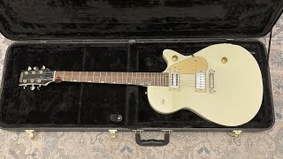 Gretsch G2210 Streamliner Junior Jet Club guitar unboxing amp demo [upl. by Berners314]