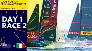 Emirates Team New Zealand vs Luna Rossa Prada Pirelli  Full Race 22082024 [upl. by Stoneham13]